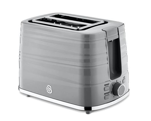 Swan Symphony 2 Slice Toaster Grey