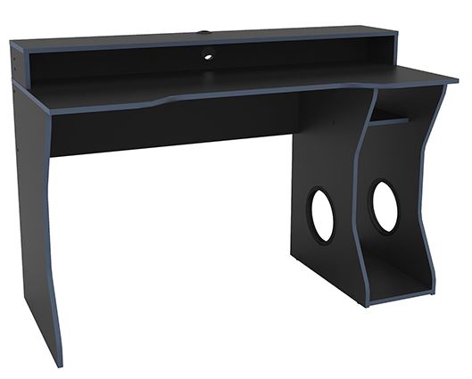 Enzo Gaming Computer Desk Black & Blue