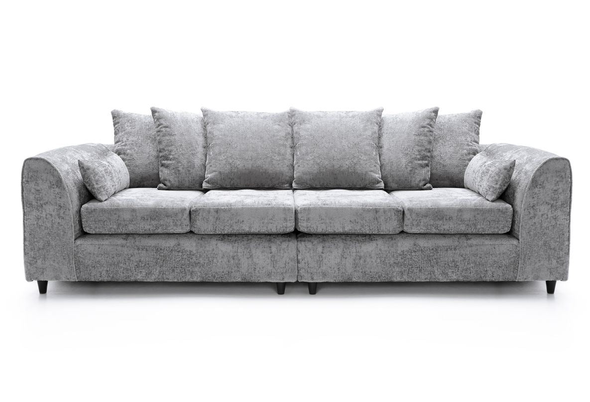 Heidi 4 Seater Sofa - Light Grey