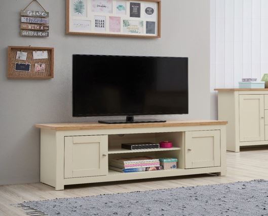 Lincoln TV Unit 2 Doors 1 Shelf