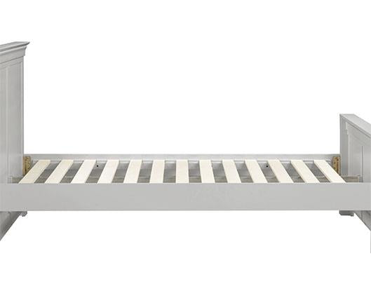 BORDEAUX 4'6" HIGH END BED - PEBBLE GREY