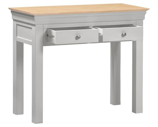 BORDEAUX CONSOLE TABLE - PEBBLE GREY/OAK