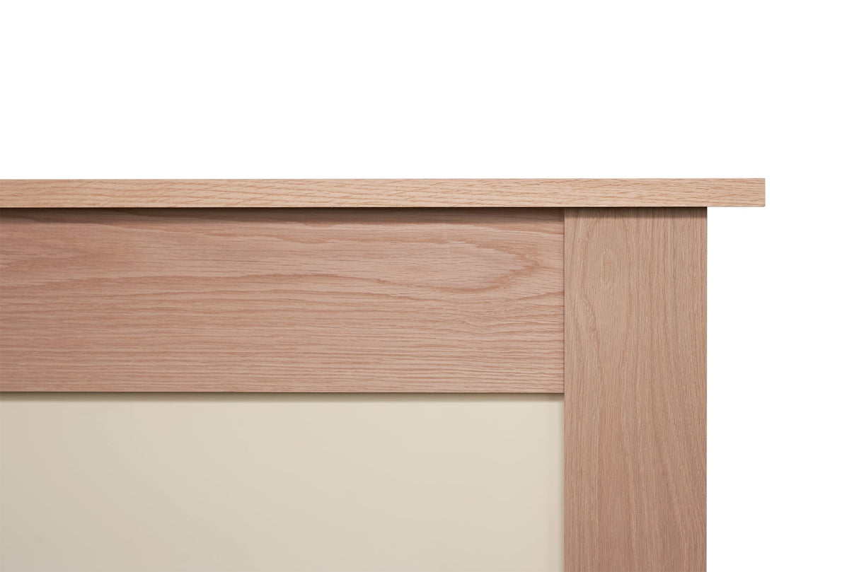 Skyla Fireplace in Oak and Cream, 43 inch