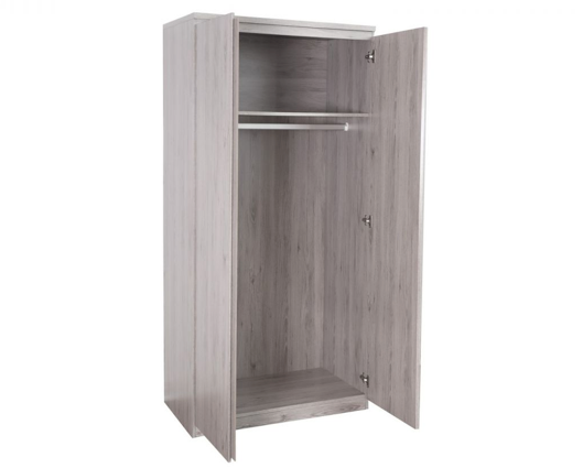 Jackson 2 Door Wardrobe - Grey Oak