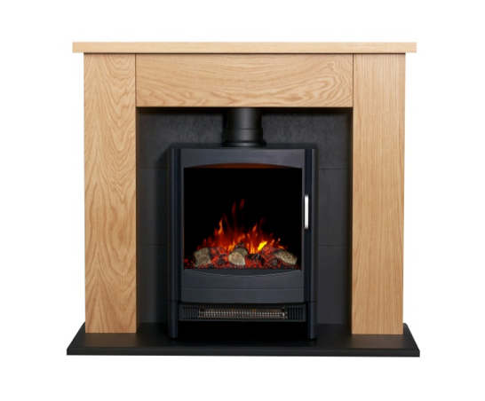 Chessington in Oak with Keston Stove