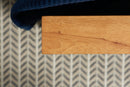 Phoenix Small Double Ottoman Bed - Navy Blue