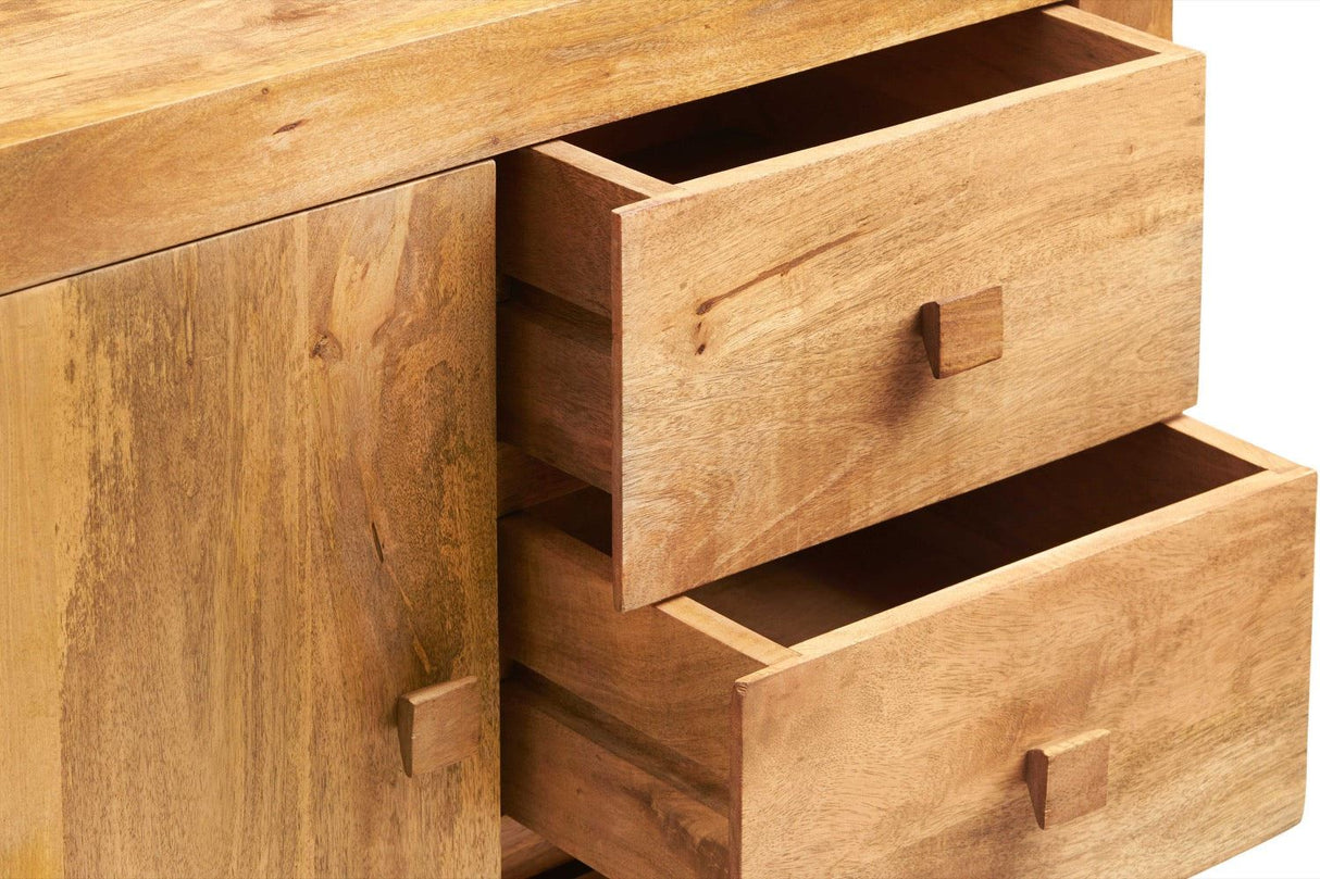 Sapeli Light 3 Drawer Sideboard