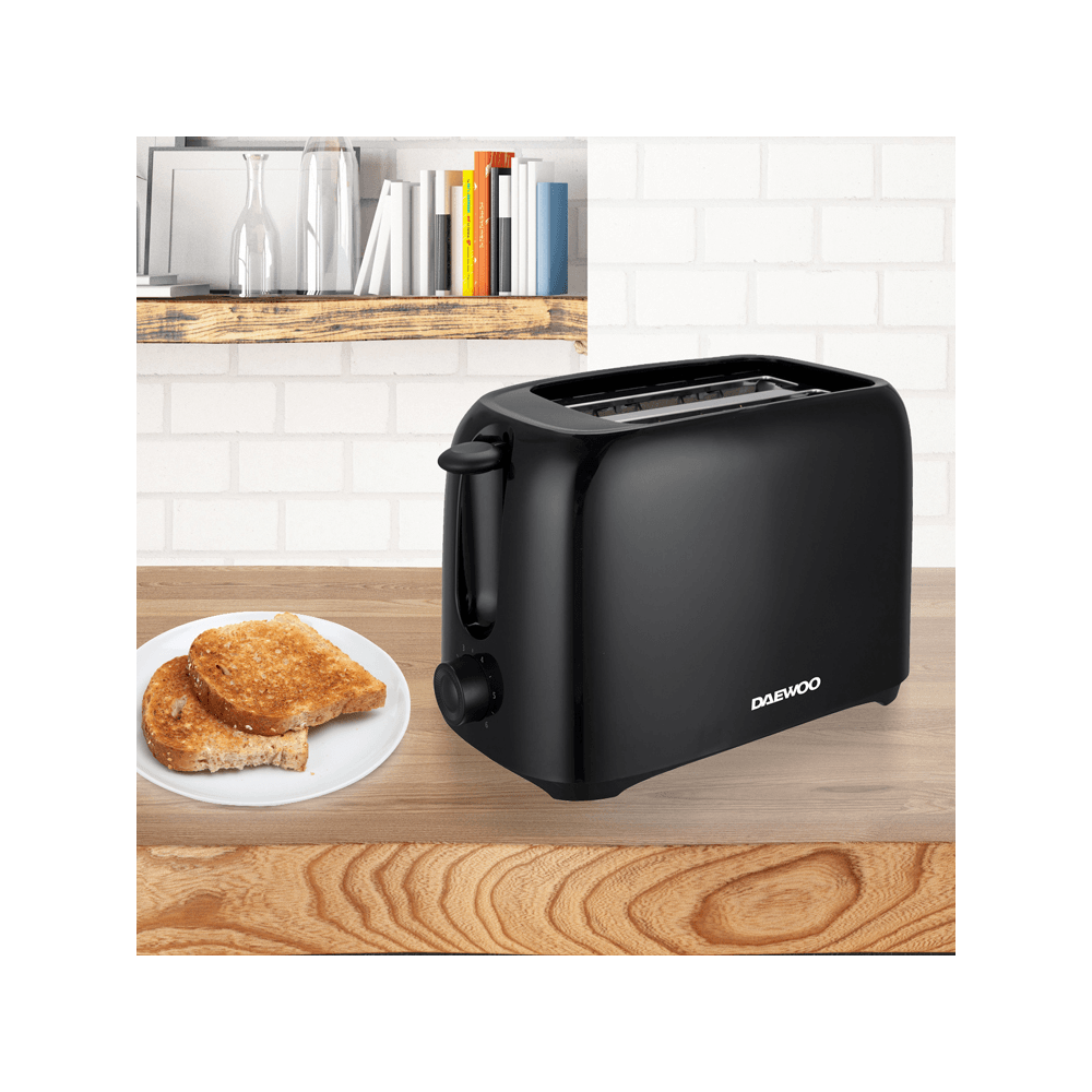Daewoo Essentials 2 Slice Toaster Black