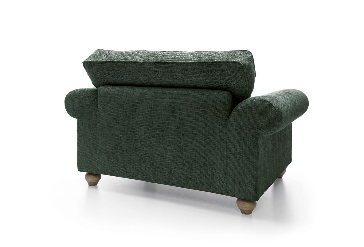 Iris Love Seat - Jungle Green