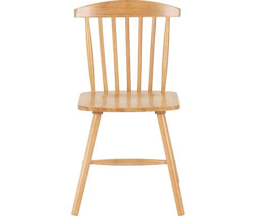 EMERY EXTENDING DINING SET (X6 CHAIRS) - NATURAL OAK EFFECT