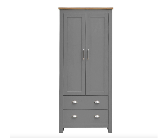 Lincoln 3 Piece Bedroom Set (2 Door Wardrobe, 3+4 Chest, 2 Drawer Bedside)