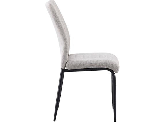CHILTON DINING CHAIR (X4 PER BOX) - GREY FABRIC