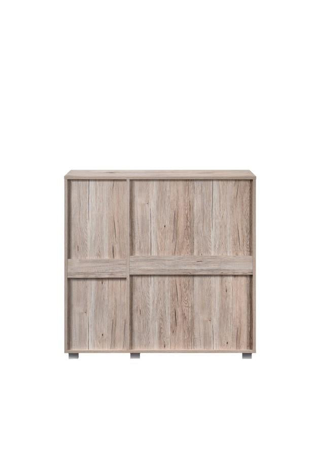 Euston 3 Door Shoe Cabinet - Sanremo Oak