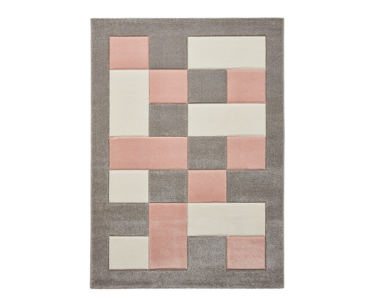 Brooke Grey/Rose - 160cm x 220cm
