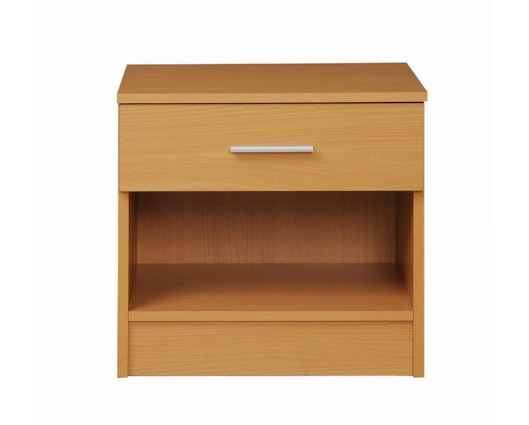 Original Nightstand with 1 Drawer-Beech