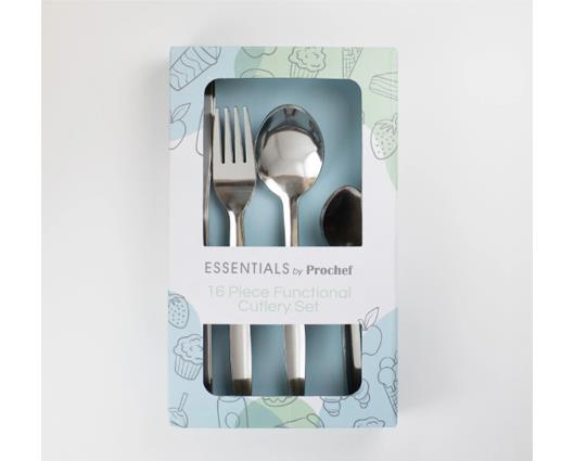 16 Piece Functional Cutlery Set