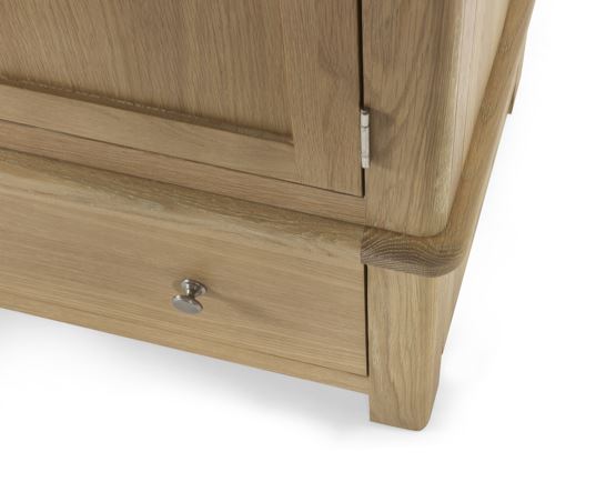 Memphis Limed Oak 6 Drawer Wide Chest