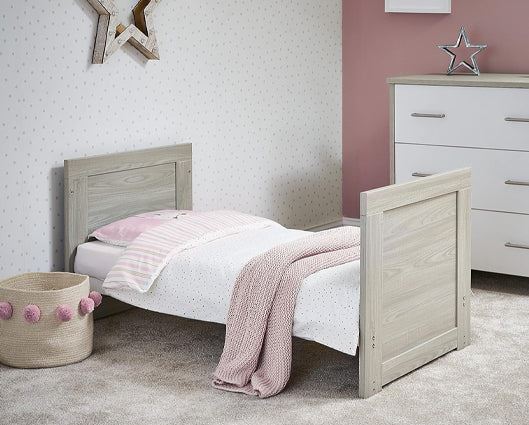 Nika Cot Bed - Grey Wash & White