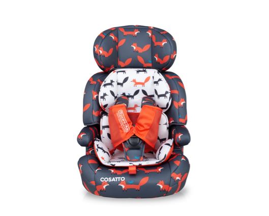 Zoomi Group 123 Anti-Escape Car Seat - Mister Fox
