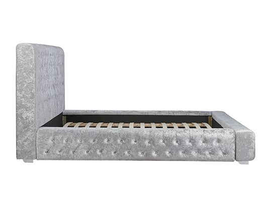 Grace King Bed - Grey