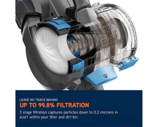 VAX Blade 4 Classic Plus Cordless Vacuum Cleaner - Graphite & Blue