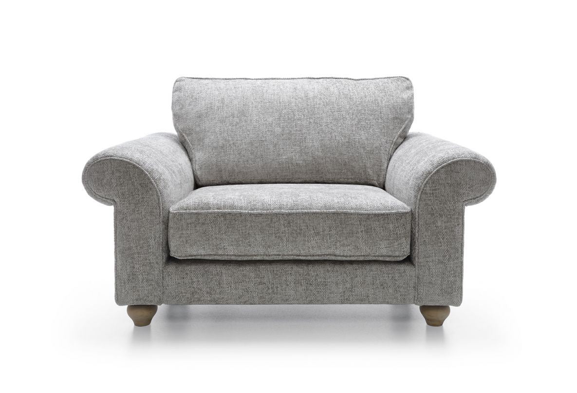 Iris Love Seat - Ash Grey