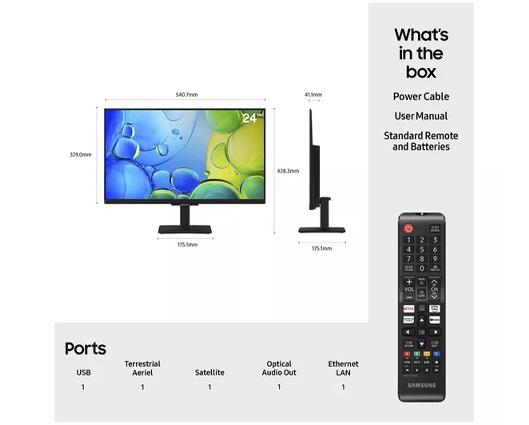 SAMSUNG UE24F6000FKXXU 24" Smart Full HD HDR LED TV