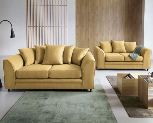 Daisy 3 Seater Sofa - Mustard
