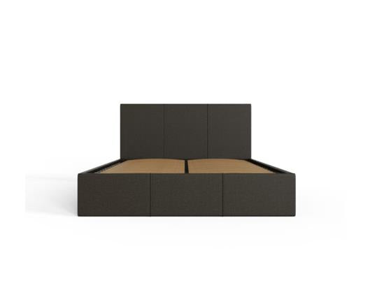 Serena Single Side Lift Ottoman Bed-Grey