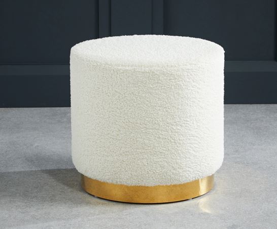 Layla Small Ted Fabric Pouffe