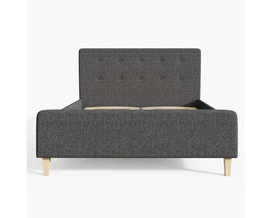 Ashbrook King Size Ottoman-Dark Grey