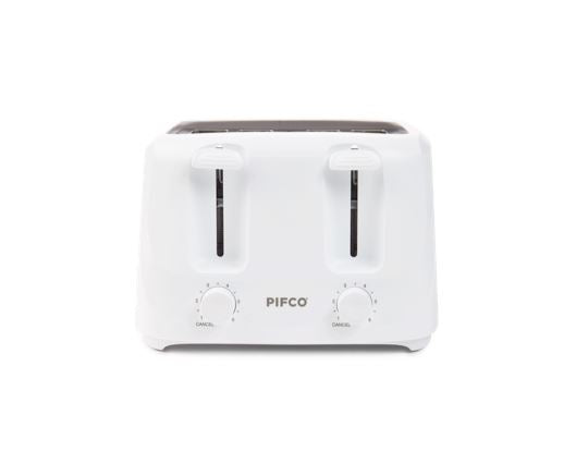 PIFCO 4 Slice Toaster White