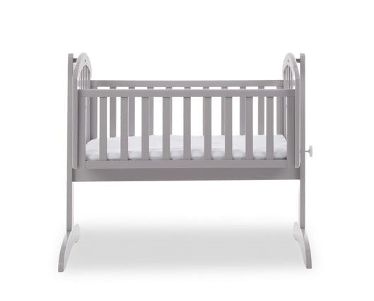 Sophie Crib + Foam Mattress - Warm Grey