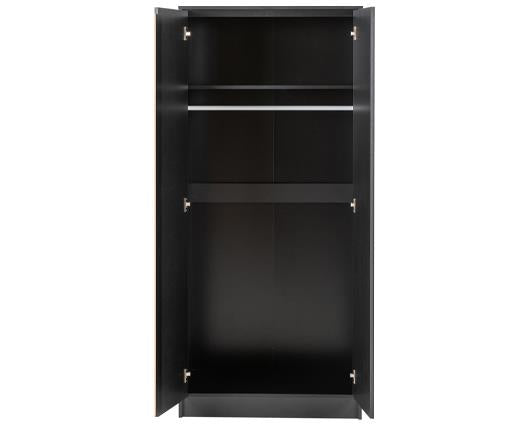 MALVERN 2 DOOR WARDROBE - BLACK