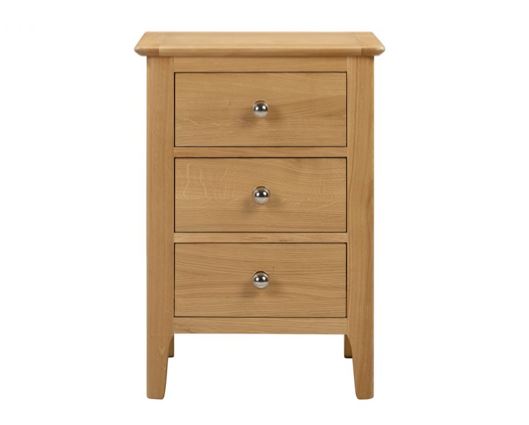 Kingston 3 Drawer Bedside