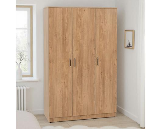 DAKOTA 3 DOOR WARDROBE - OAK EFFECT