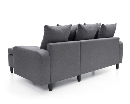 Noah Right Hand Facing Corner Sofa - Dark Grey