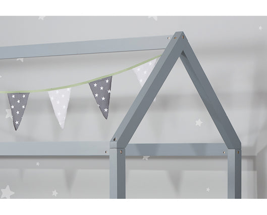 Little House Bed-Grey
