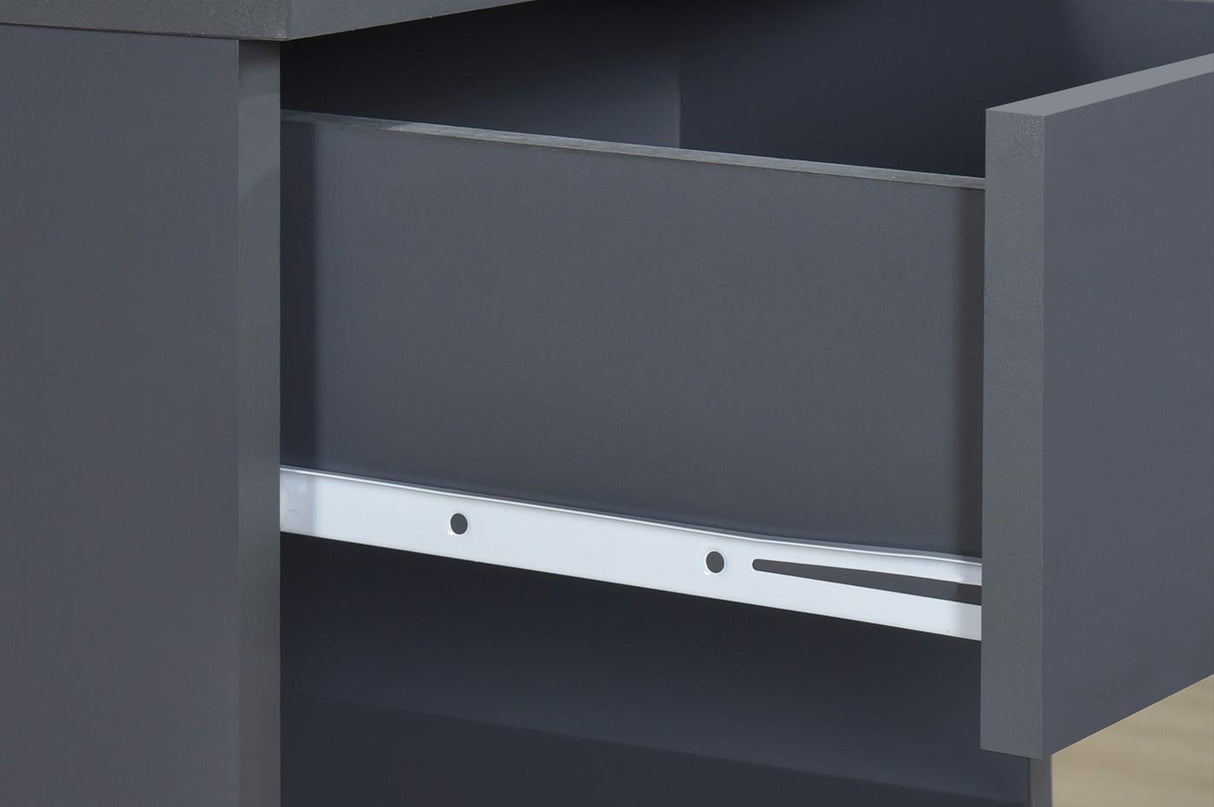 Highbury Bedside Pair - Dark Grey