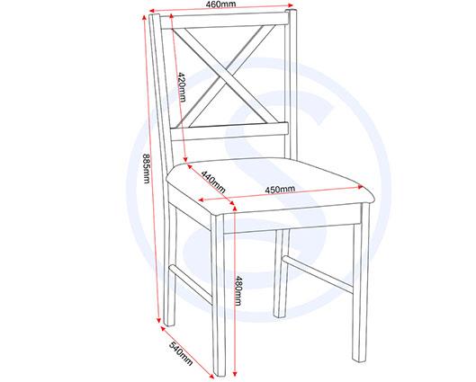 BALFOUR 1+4 DINING SET - WHITE/OAK EFFECT/GREY FABRIC