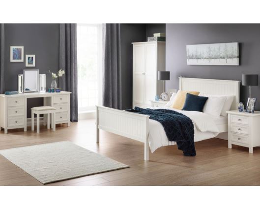Acadia 3+2 Drawer Chest - Surf White