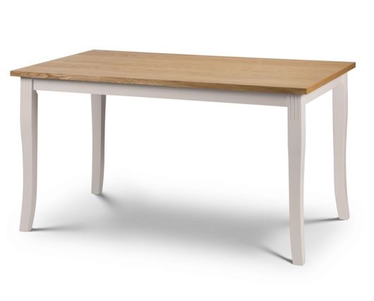 Oxford Oak/Elephant Grey Dining Table