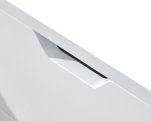 Nessi Bedside Table-White