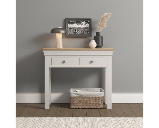 BORDEAUX CONSOLE TABLE - IVORY/OAK