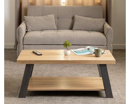 EDDIE COFFEE TABLE - GREY/SONOMA EFFECT