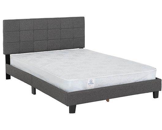 ARRAN 4'6" BED - GREY FABRIC