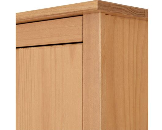 OSLO 2 DOOR WARDROBE - ANTIQUE PINE