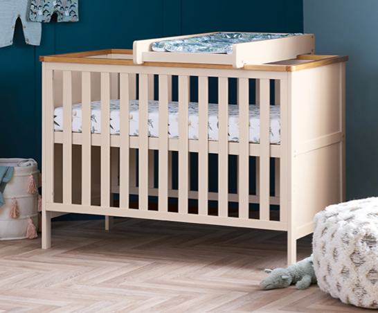 Elodie Mini Cot Bed - Cashmere