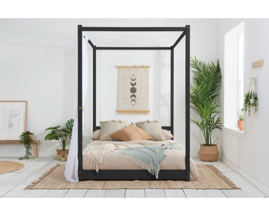 Daniel Four Poster King Bed - Black