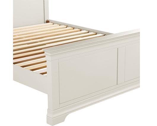 BORDEAUX 5' HIGH END BED - IVORY